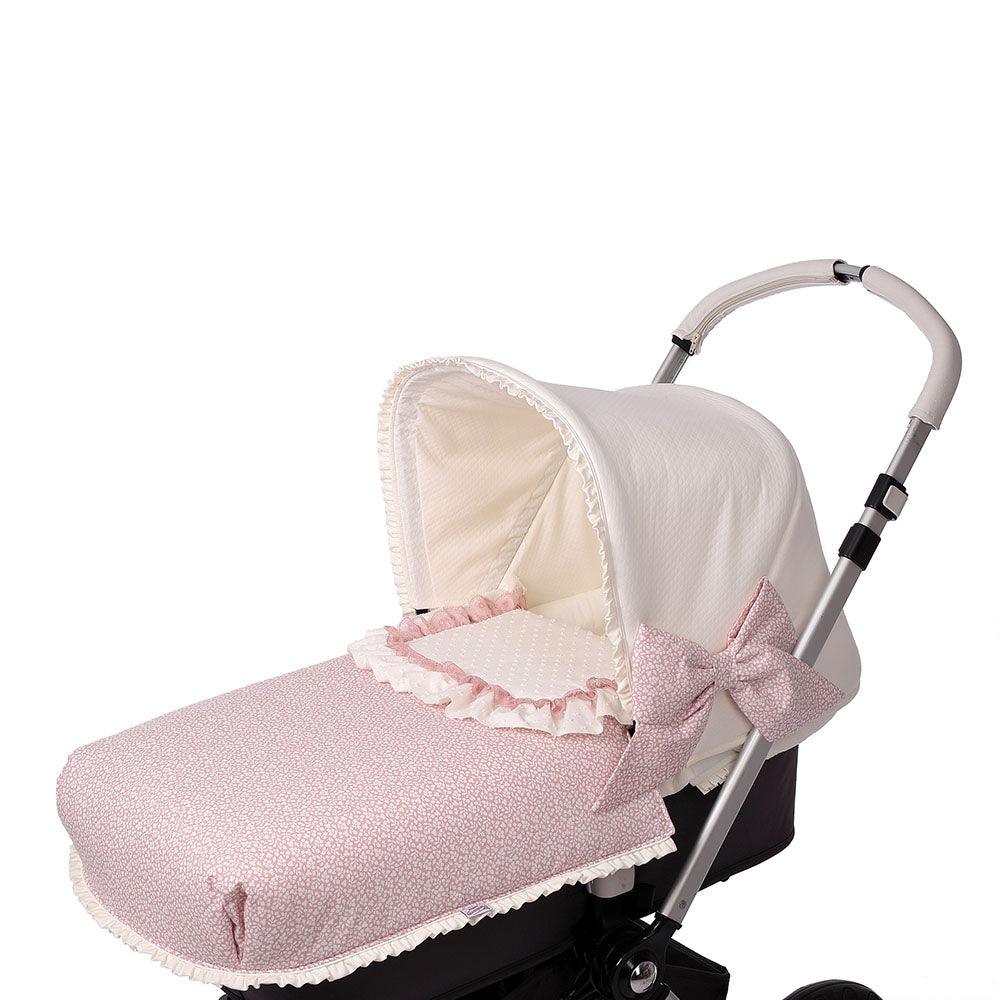 Colcha Capazo A Medida Carro Bebé 169 Flores By Nanetes - Nanetes #